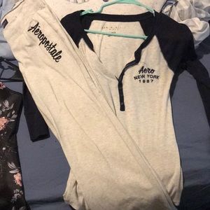 Aeropostale sweat suit.